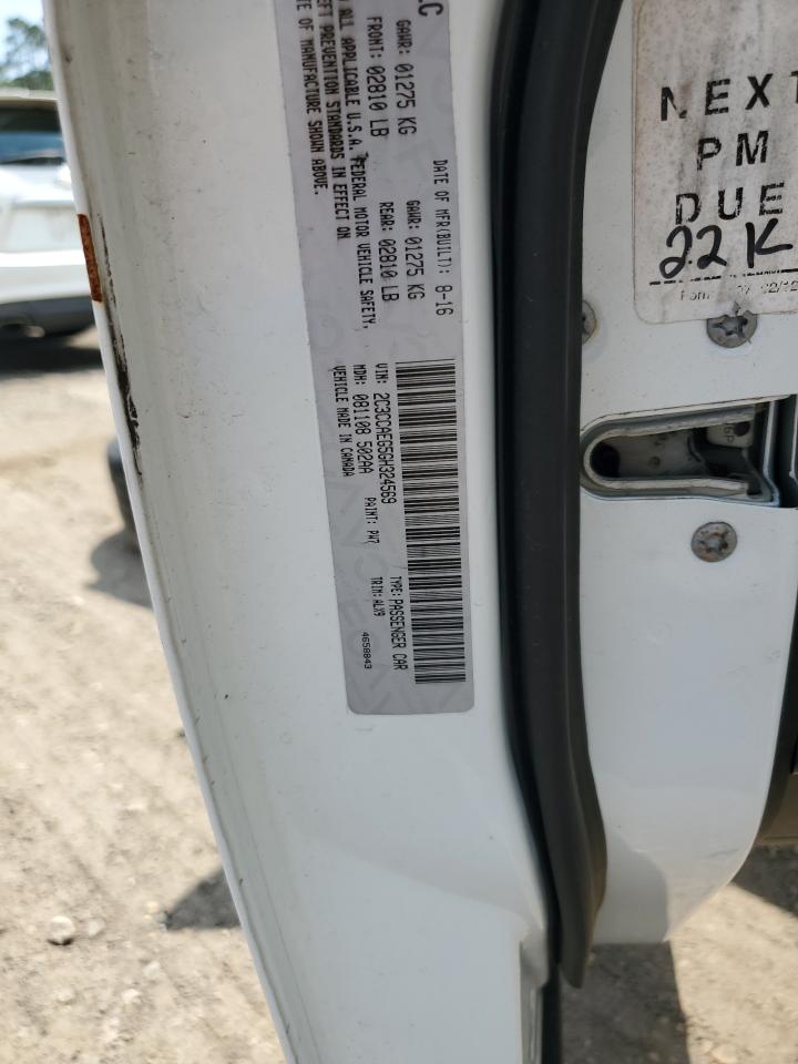 2016 Chrysler 300C VIN: 2C3CCAEG5GH324569 Lot: 57507175