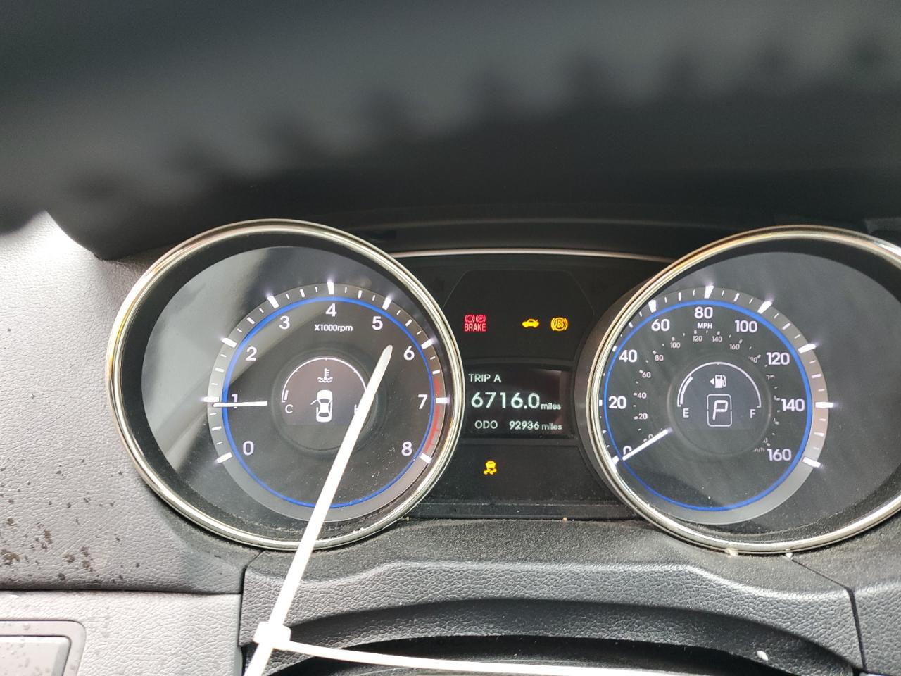 2013 Hyundai Sonata Se VIN: 5NPEC4AC1DH617266 Lot: 57653945