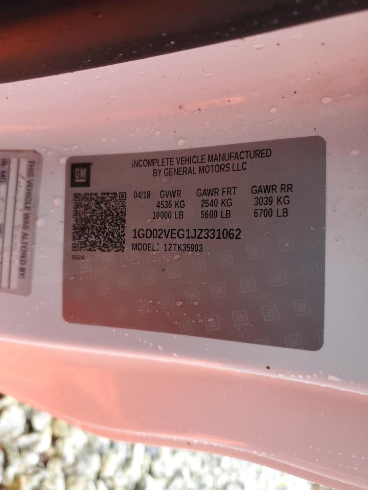 2018 GMC Sierra K3500 VIN: 1GD02VEG1JZ331062 Lot: 56014085