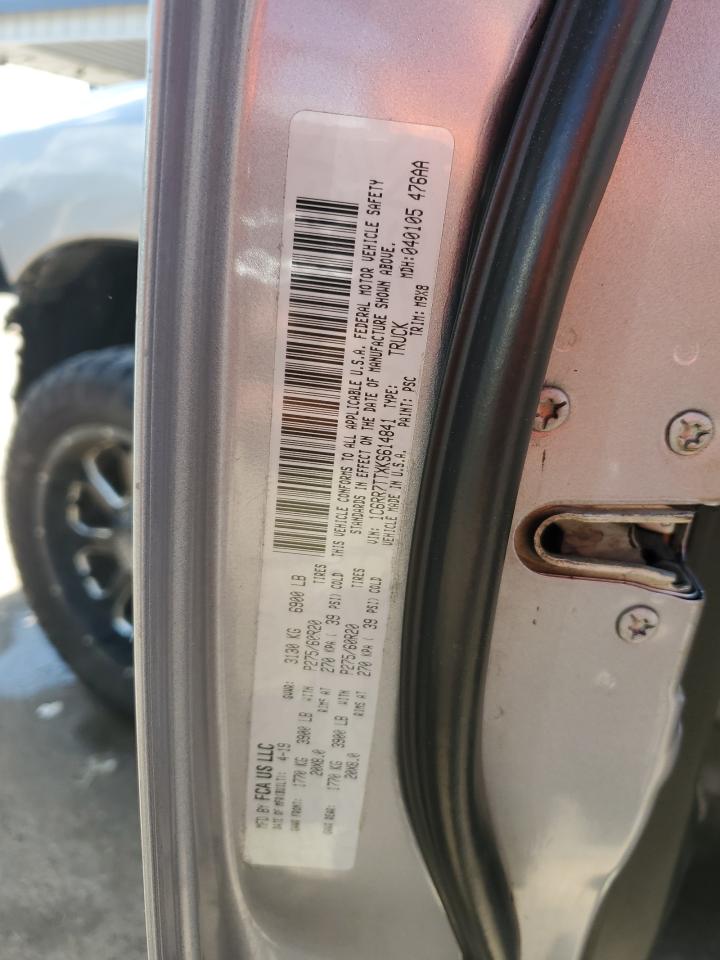 2019 Ram 1500 Classic Slt VIN: 1C6RR7TTXKS614841 Lot: 57393985