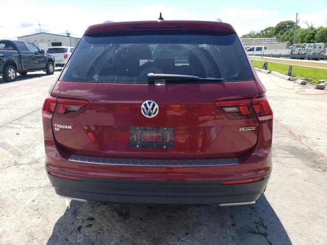  VOLKSWAGEN TIGUAN 2019 Czerwony