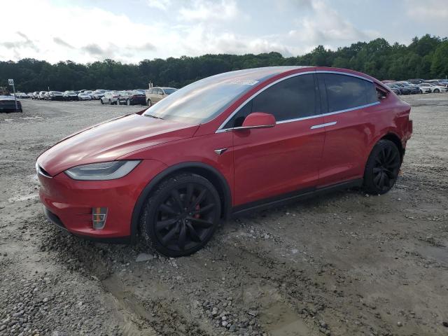 TESLA MODEL X 2021 Червоний