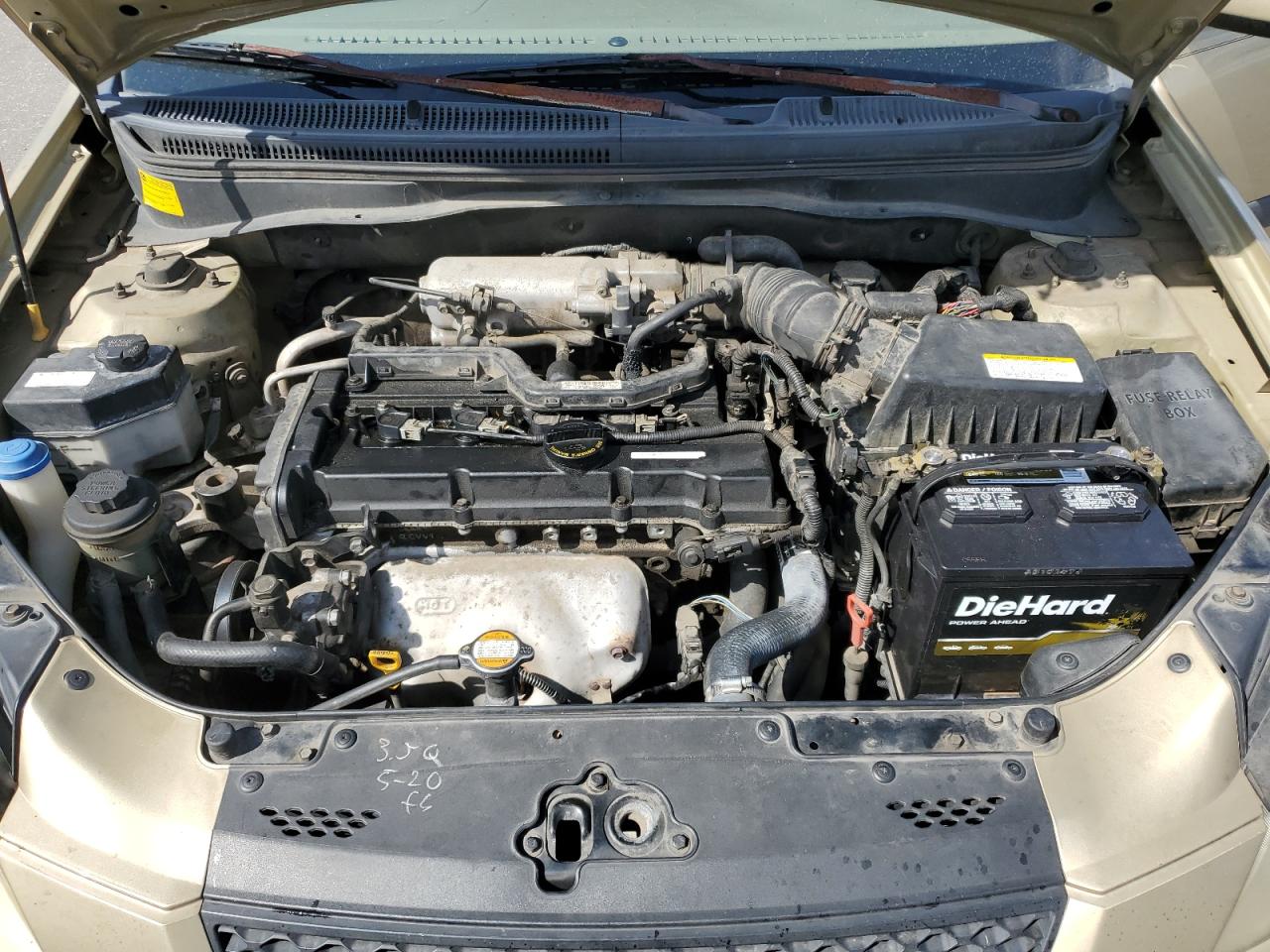 2006 Kia Rio VIN: KNADE123366042861 Lot: 58098005