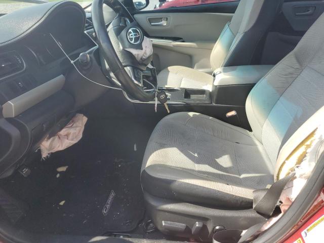  TOYOTA CAMRY 2016 Czerwony