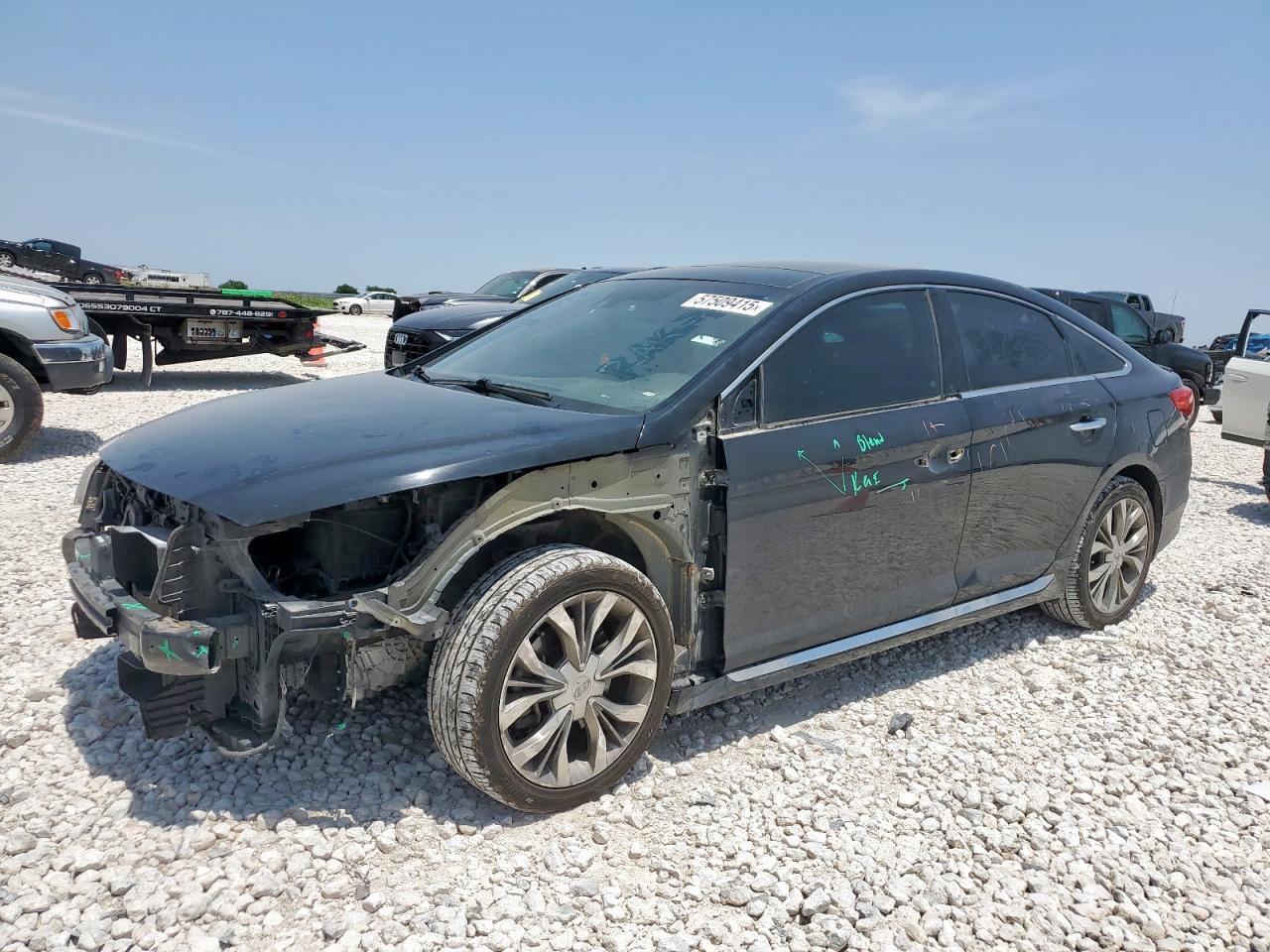 2015 Hyundai Sonata Sport na sprzedaż w Temple, TX - Front End
