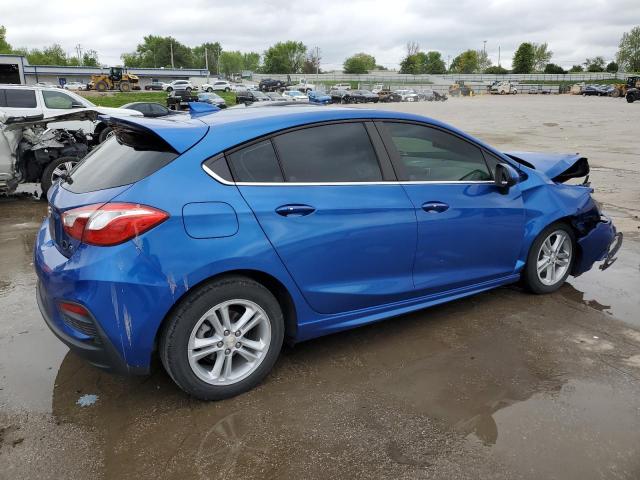 Hatchbacks CHEVROLET CRUZE 2017 Granatowy
