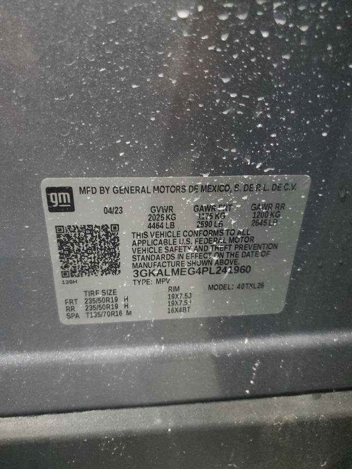 2023 GMC Terrain Sle VIN: 3GKALMEG4PL241960 Lot: 56607085