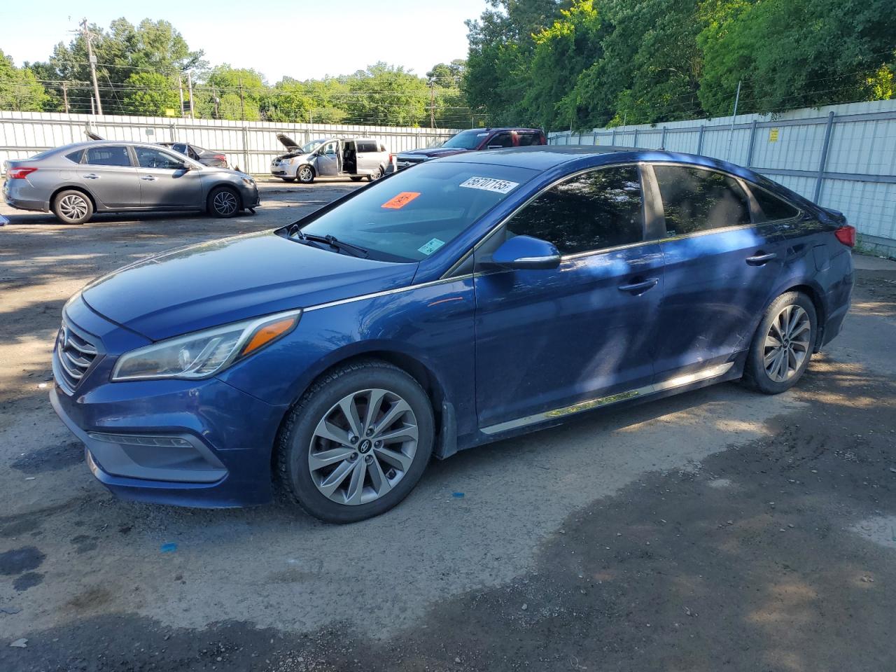 2015 Hyundai Sonata Sport zu verkaufen in Shreveport, LA - Water/Flood
