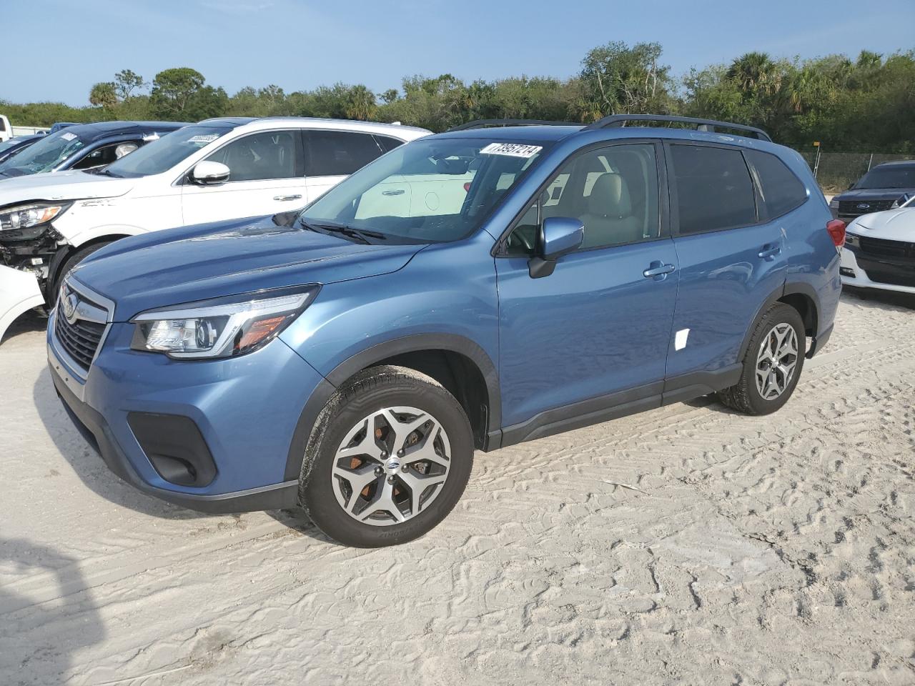 2019 Subaru Forester Premium blue null gas JF2SKAEC3KH543151 photo #1