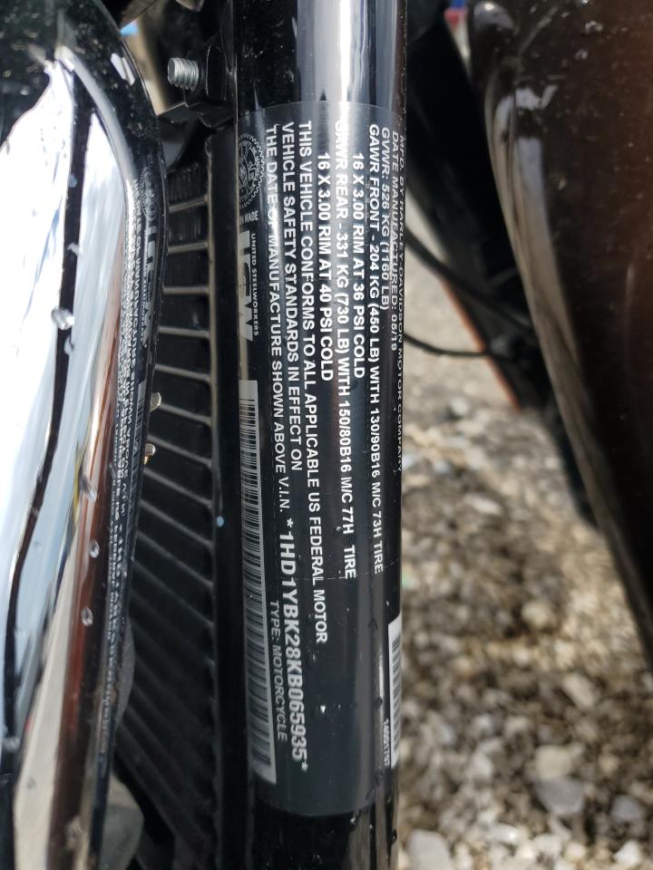 2019 Harley-Davidson Flhcs VIN: 1HD1YBK28KB065935 Lot: 56248425