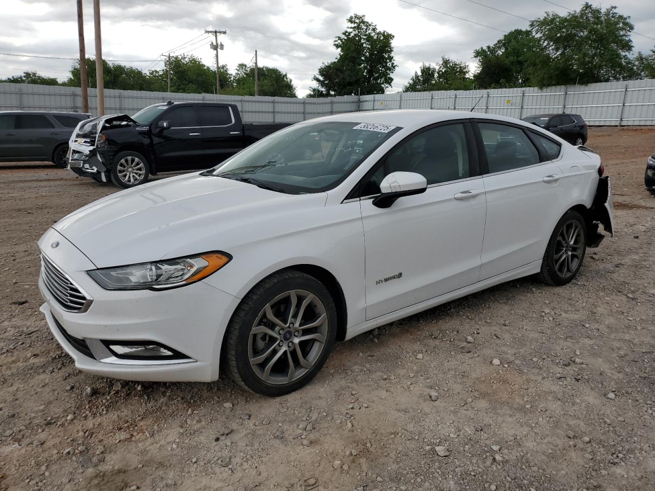 2017 Ford Fusion Se Hybrid for Sale in Oklahoma City, OK - Rear End