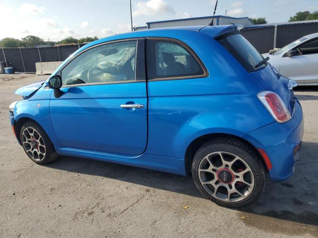  FIAT 500 2015 Blue