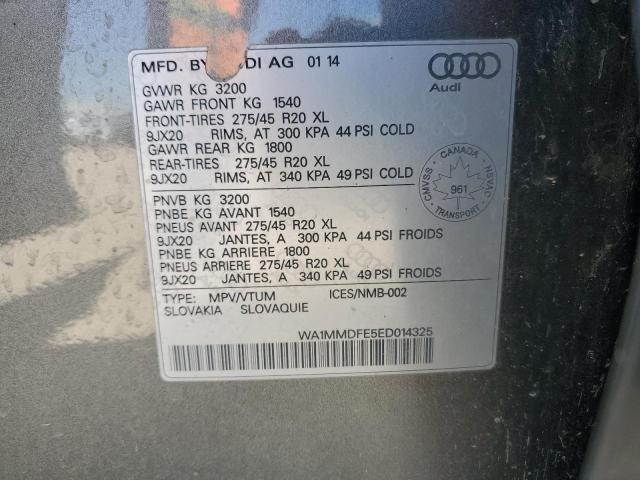 2014 AUDI Q7 PREMIUM PLUS