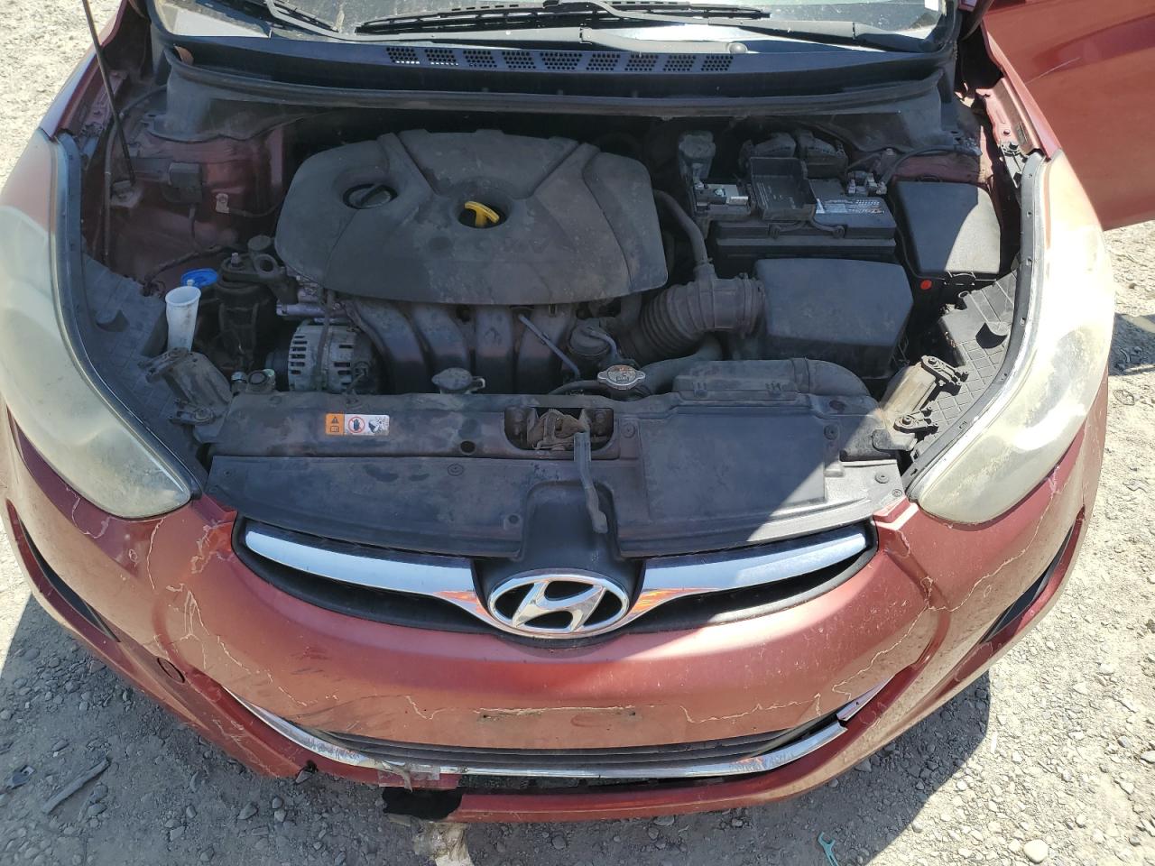 2013 Hyundai Elantra Gls VIN: 5NPDH4AE5DH407834 Lot: 58530755