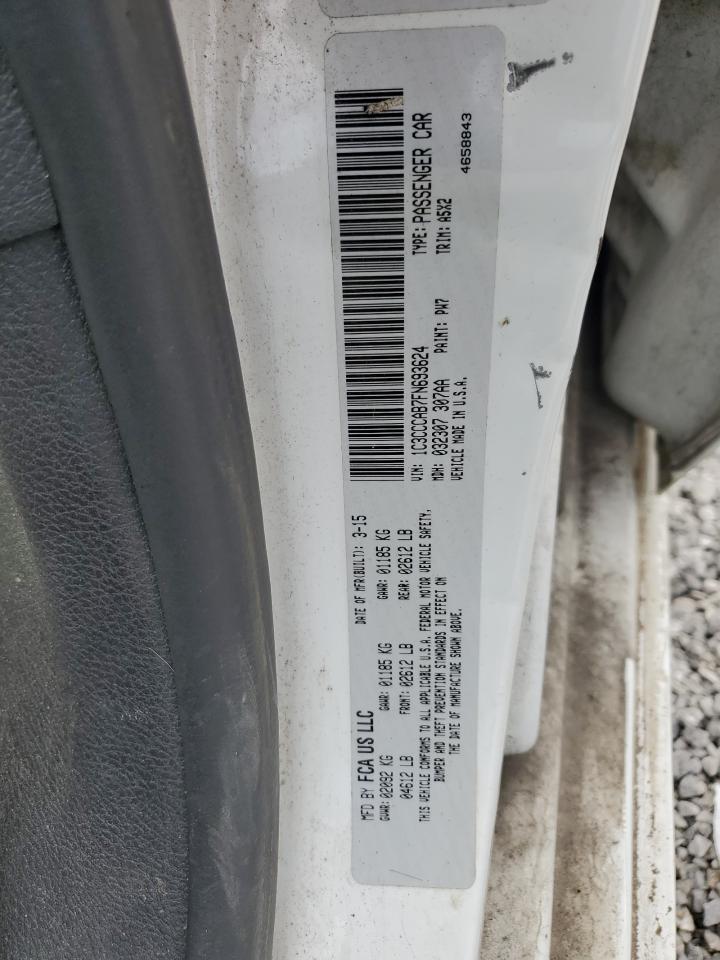 2015 Chrysler 200 Limited VIN: 1C3CCCAB7FN693624 Lot: 58209895