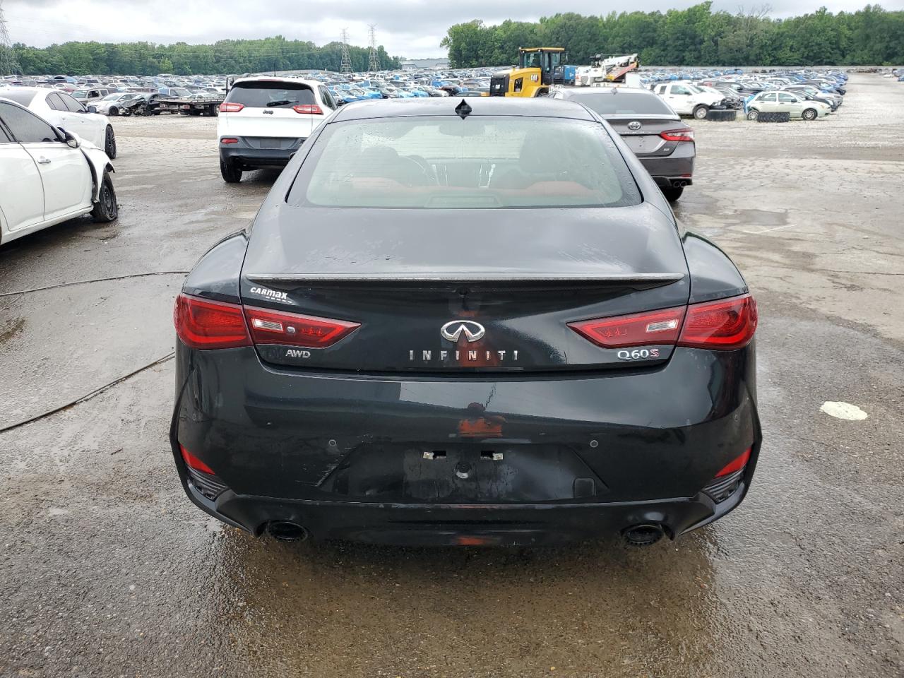 2018 Infiniti Q60 Red Sport 400 VIN: JN1FV7EL6JM630836 Lot: 56520975