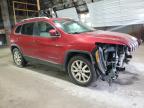 2017 Jeep Cherokee Limited na sprzedaż w Albany, NY - Front End