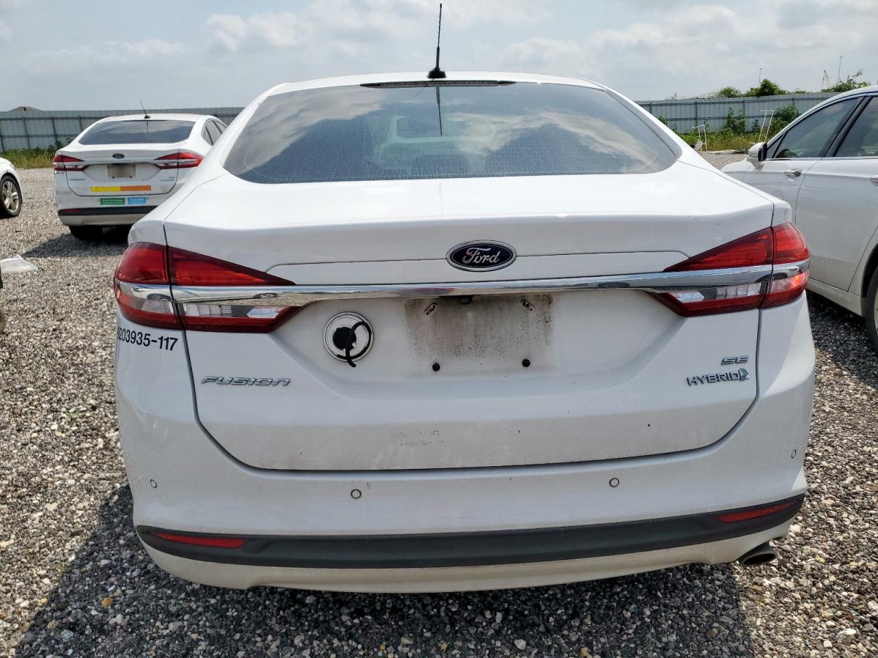 2017 Ford Fusion Se Hybrid VIN: 3FA6P0LU4HR409009 Lot: 54029405