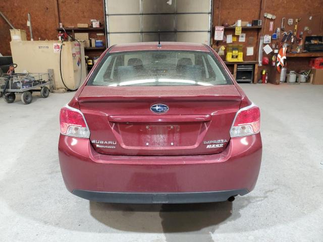  SUBARU IMPREZA 2016 Красный