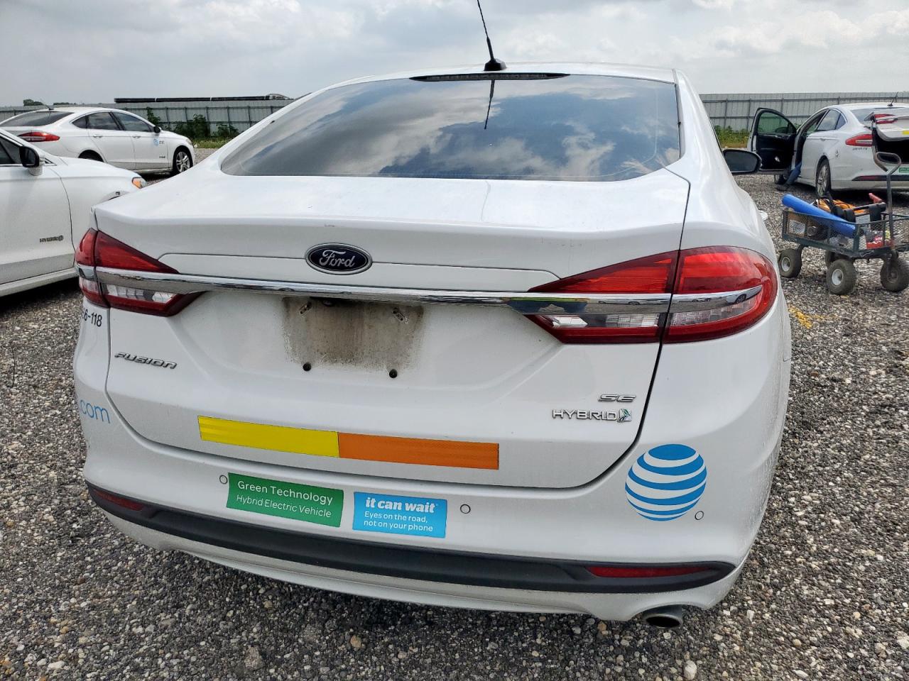 2018 Ford Fusion Se Hybrid VIN: 3FA6P0LU3JR171630 Lot: 54035155