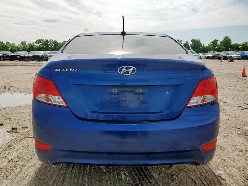 Sedans HYUNDAI ACCENT 2017 Granatowy