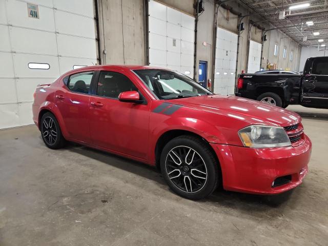 Sedans DODGE AVENGER 2012 Red
