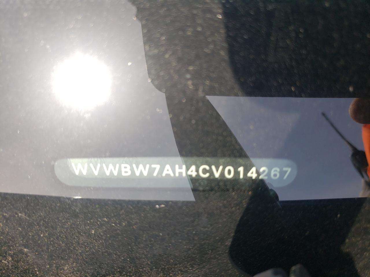 2012 Volkswagen Eos Komfort VIN: WVWBW7AH4CV014267 Lot: 58478635