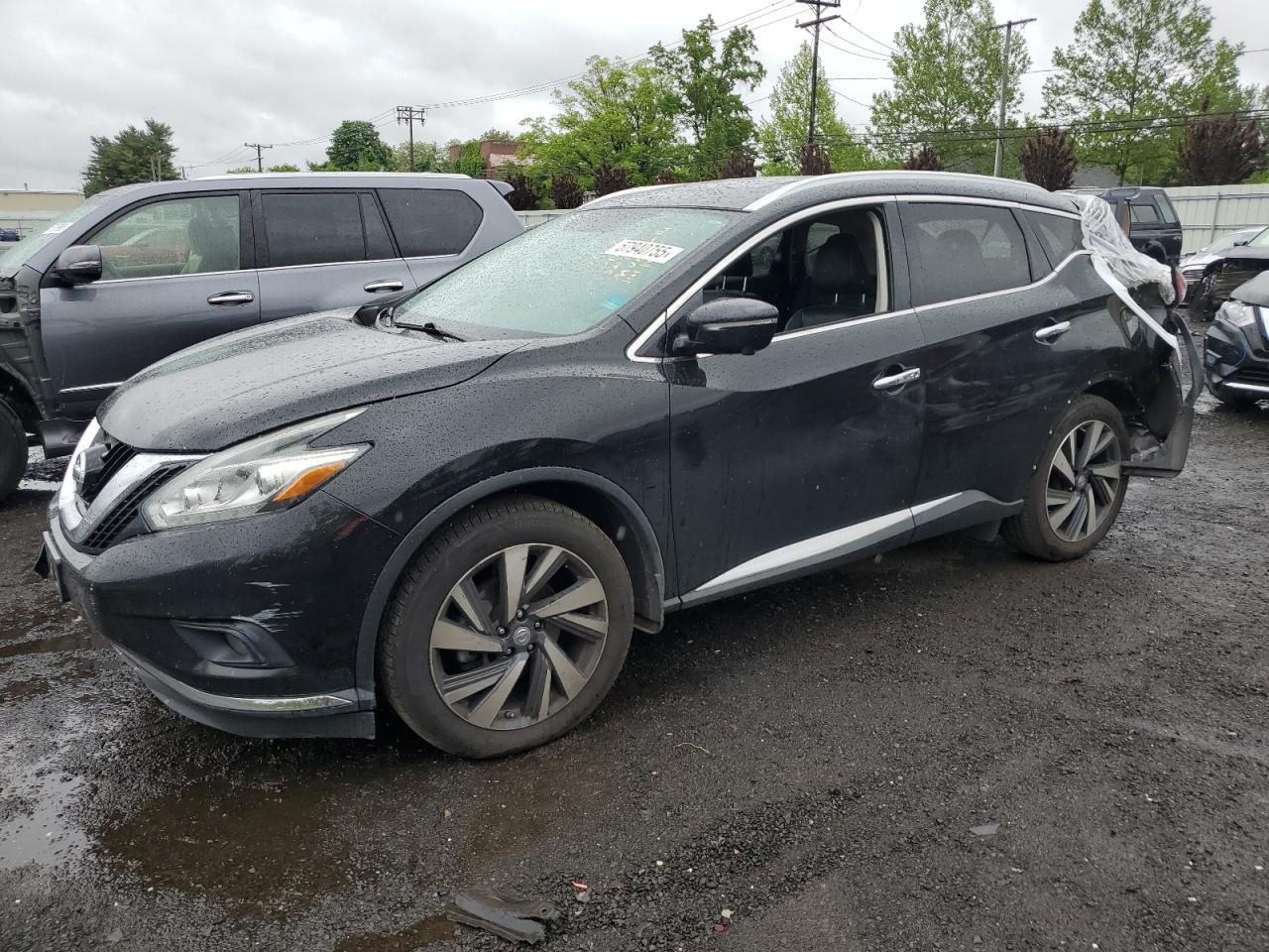 2015 Nissan Murano S de vânzare în New Britain, CT - Rear End