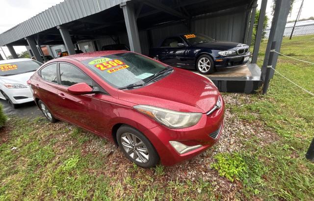 Sedans HYUNDAI ELANTRA 2014 Red