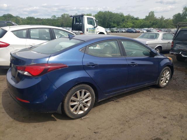 Sedans HYUNDAI ELANTRA 2015 Granatowy