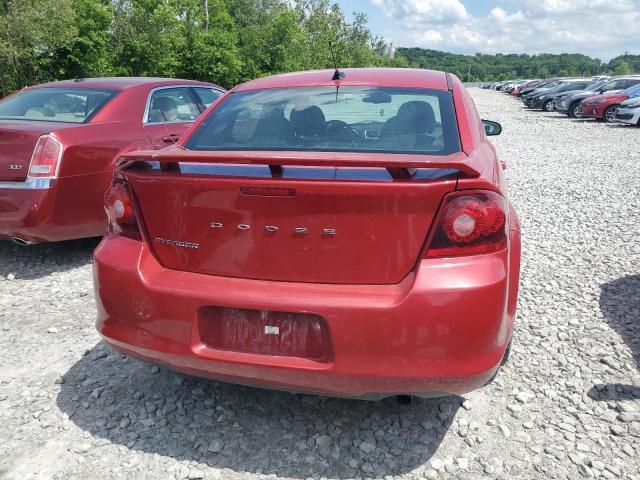 Sedans DODGE AVENGER 2014 Red