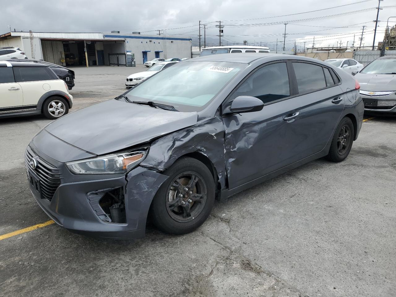 2017 Hyundai Ioniq Blue zu verkaufen in Sun Valley, CA - Front End