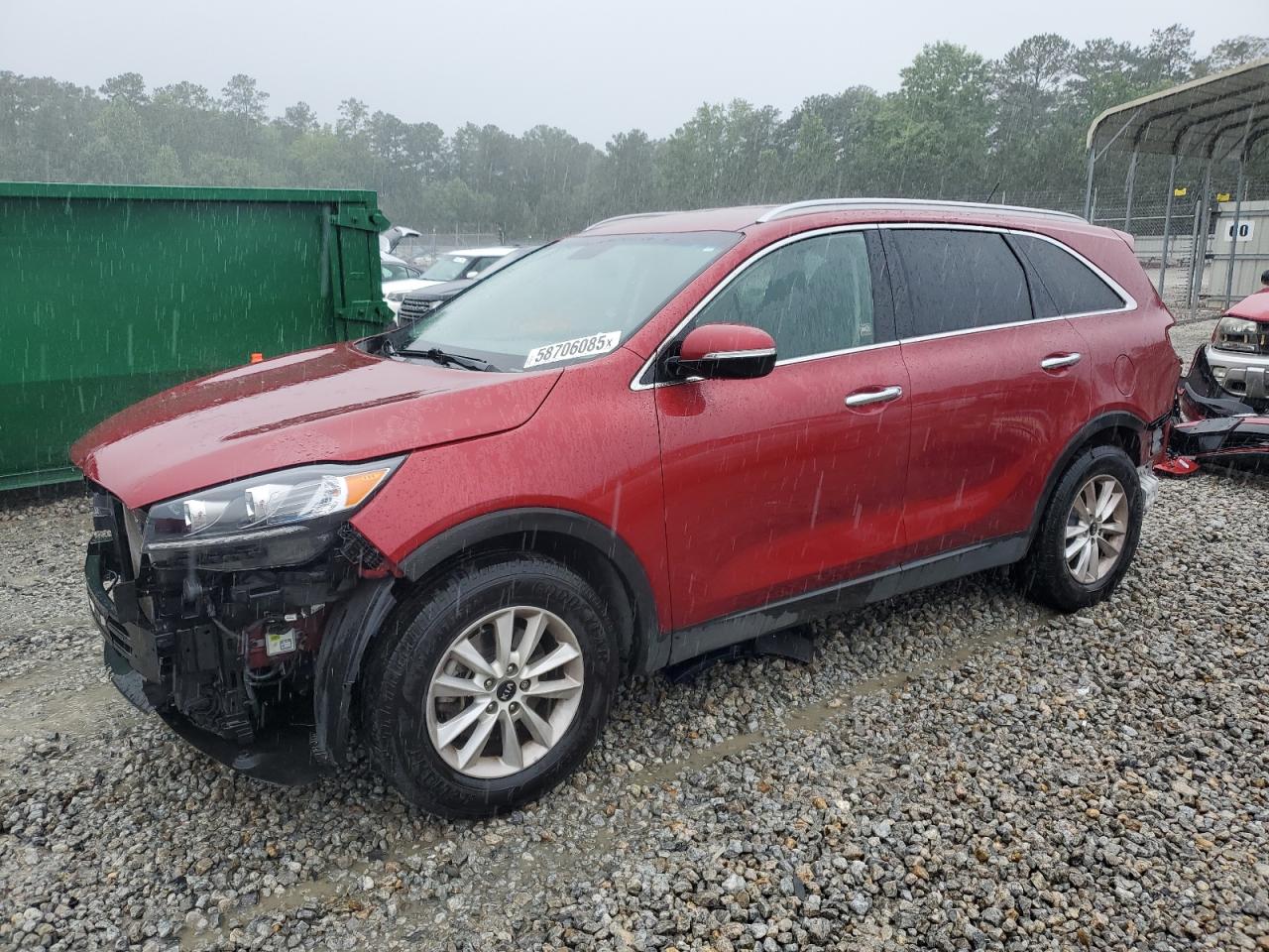 2020 Kia Sorento L VIN: 5XYPG4A32LG709389 Lot: 58706085