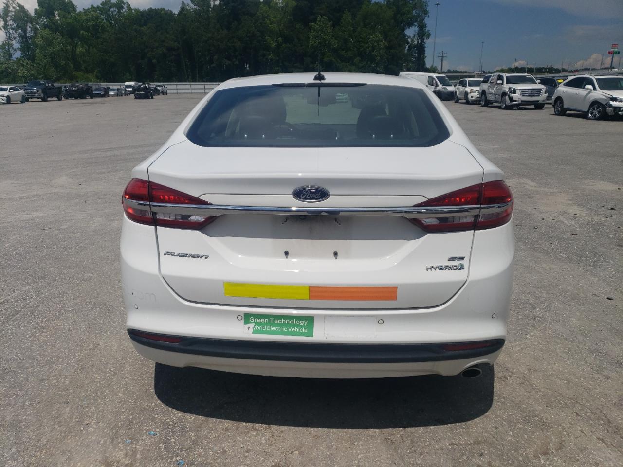2018 Ford Fusion Se Hybrid VIN: 3FA6P0LU4JR171989 Lot: 54028915