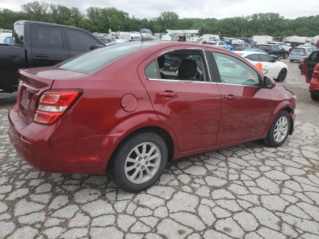  CHEVROLET SONIC 2017 Красный