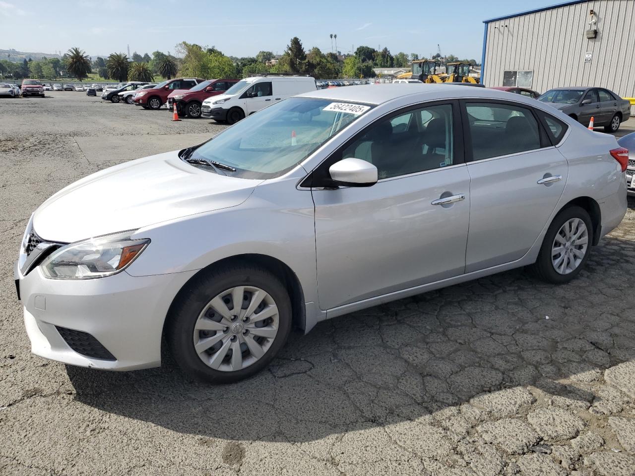 2018 Nissan Sentra S продається в Vallejo, CA - Rear End