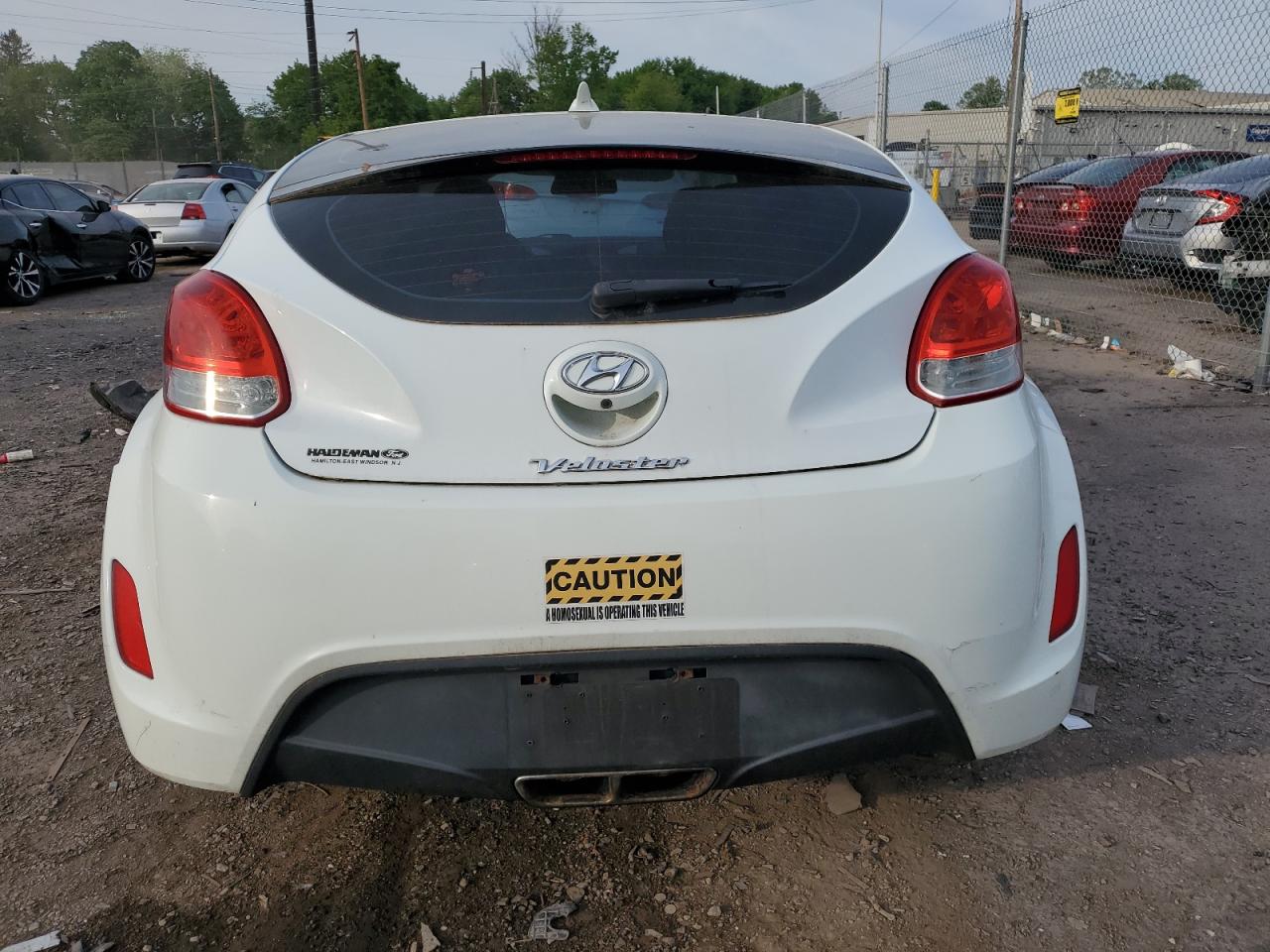 2014 Hyundai Veloster VIN: KMHTC6AD3EU196228 Lot: 56653655