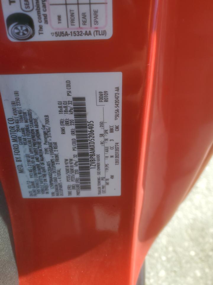 2013 Ford Mustang VIN: 1ZVBP8AMXD5206405 Lot: 56538955