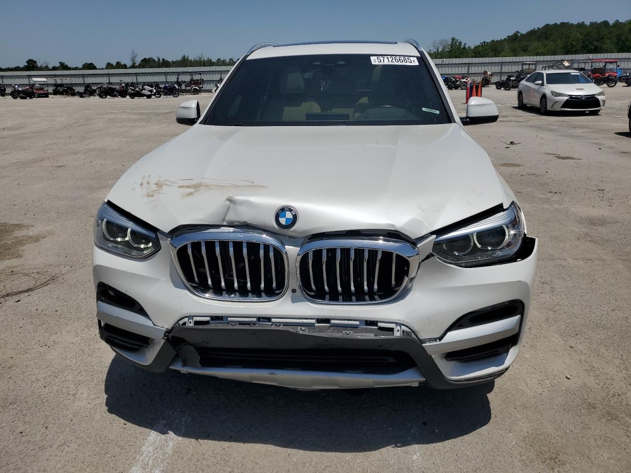 2021 BMW X3 xDrive30I VIN: 5UXTY5C07M9H37939 Lot: 57126685