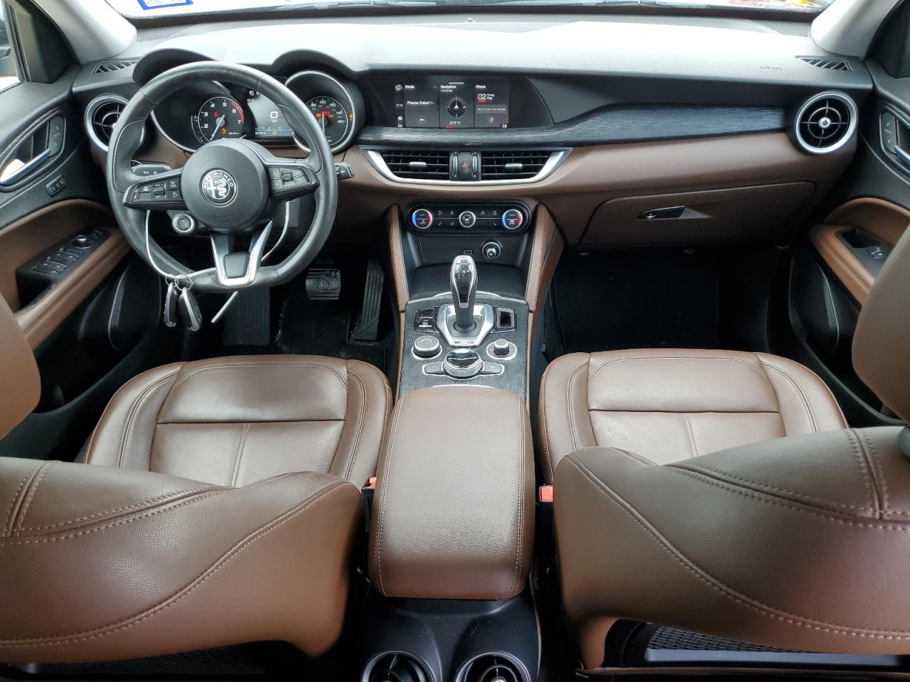 2021 Alfa Romeo Stelvio Sport VIN: ZASPAJAN9M7D00233 Lot: 55682555