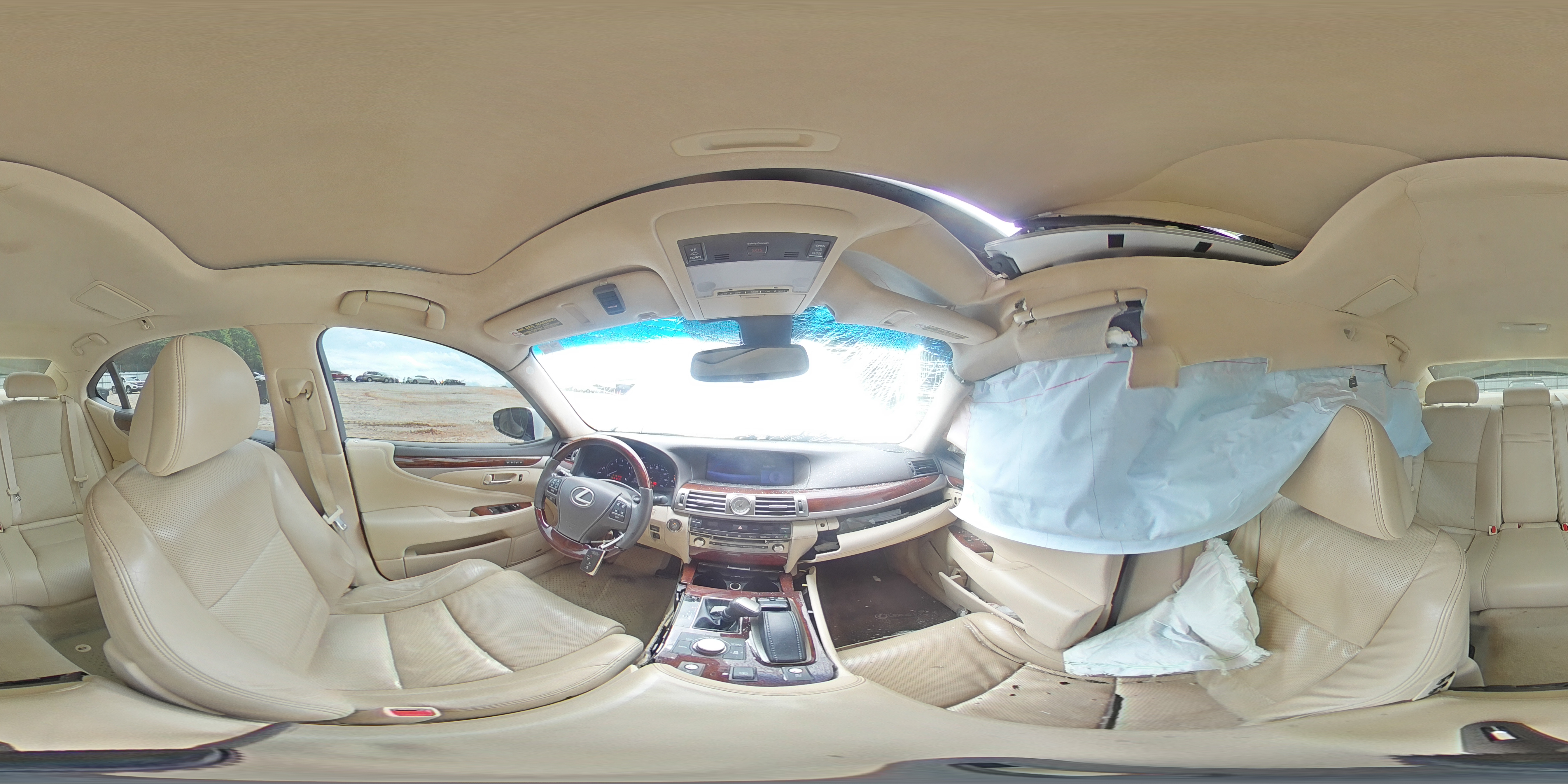 2013 Lexus Ls 460L VIN: JTHGL5EF1D5047481 Lot: 58738095