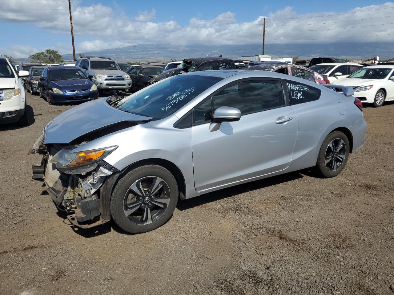 2014 Honda Civic Ex de vânzare în Kapolei, HI - Front End