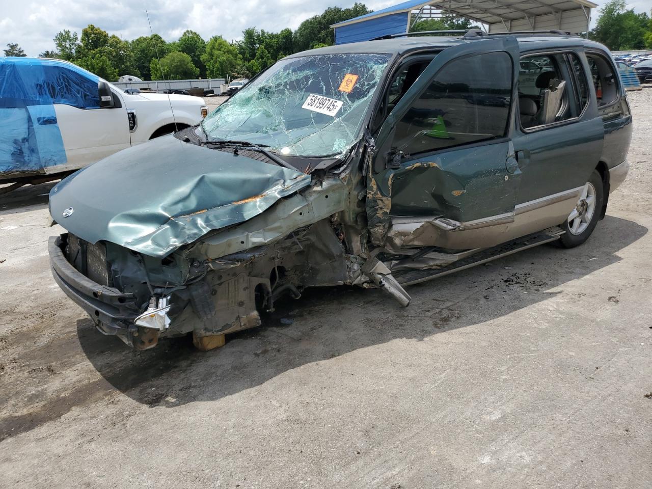 2002 Nissan Quest Gle продається в Florence, MS - All Over