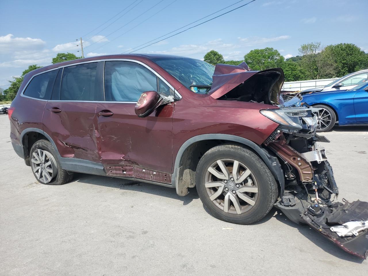 2021 Honda Pilot Exl VIN: 5FNYF5H56MB043330 Lot: 56877465