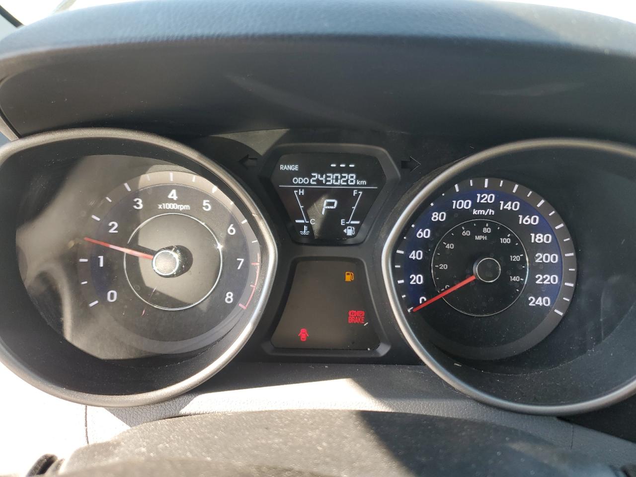 2013 Hyundai Elantra Gls VIN: 5NPDH4AE3DH433316 Lot: 58578135