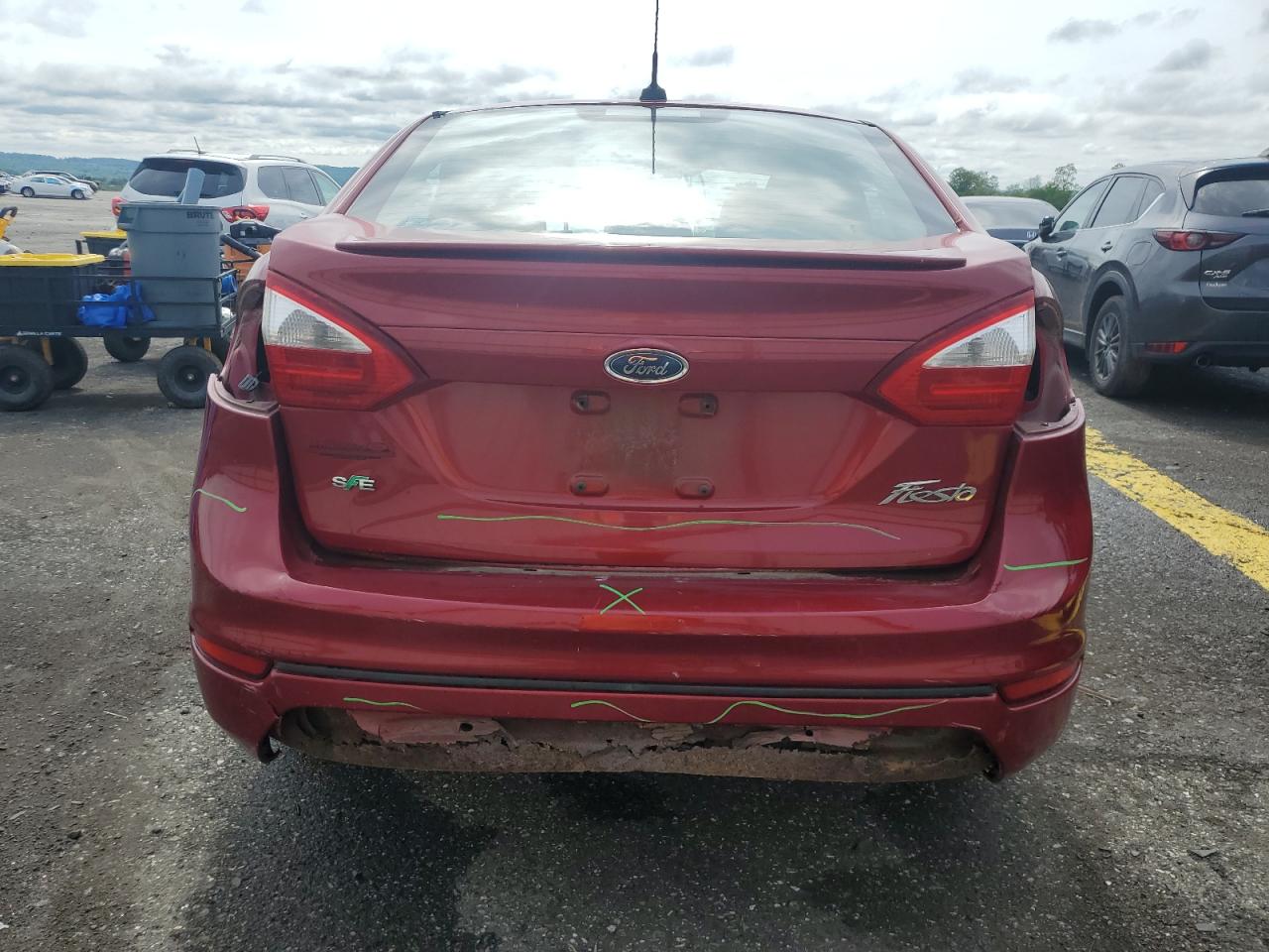 2014 Ford Fiesta Se VIN: 3FADP4BJ8EM185886 Lot: 56905085