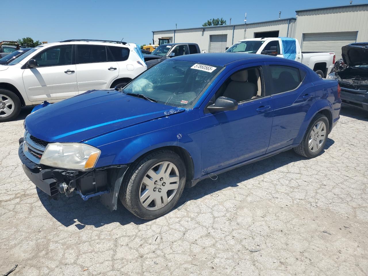 2013 Dodge Avenger Se na sprzedaż w Kansas City, KS - Front End