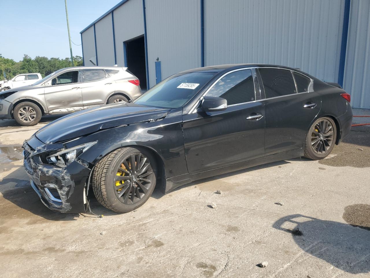 2019 Infiniti Q50 Luxe продається в Apopka, FL - Front End