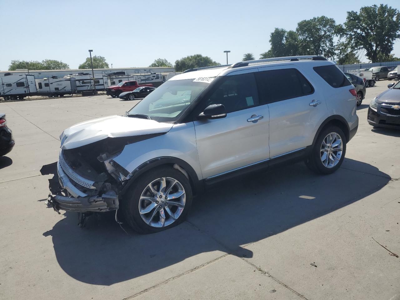 2014 Ford Explorer Xlt   იყიდება Sacramento-ში, CA - Front End