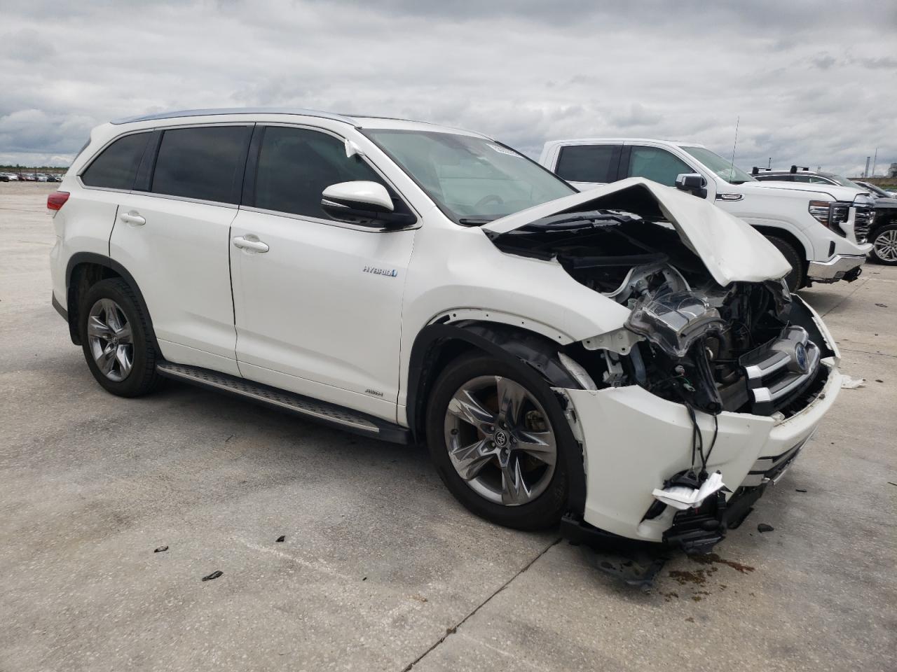 2019 Toyota Highlander Hybrid Limited VIN: 5TDDGRFH2KS056181 Lot: 56202795